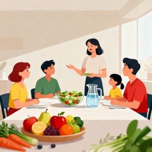 Jak wprowadzić zdrowe nawyki żywieniowe w rodzinie